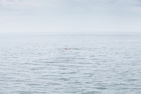 Photograph Ian Ross Pettigrew Swimmer on One Eyeland